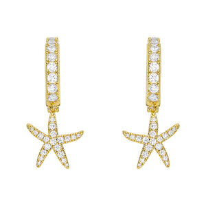 Mini Starfish Earrings