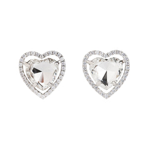 Love Heart Clip Earrings