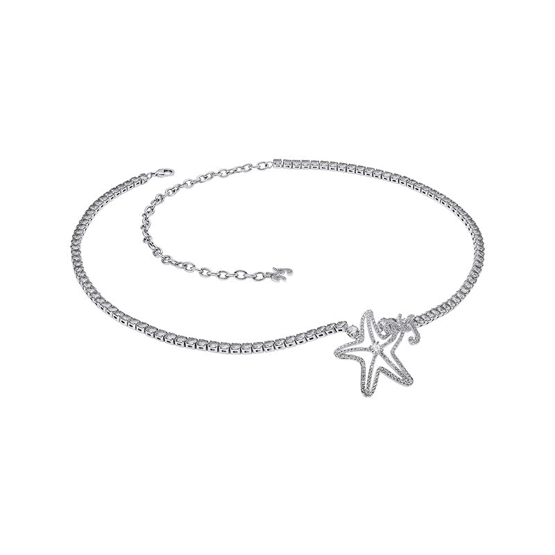 Sparkle Starfish Waist Chain and NJ Logo Waist Chain Set