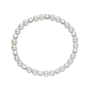 Pearl Zircon Necklace Clavicle Chain