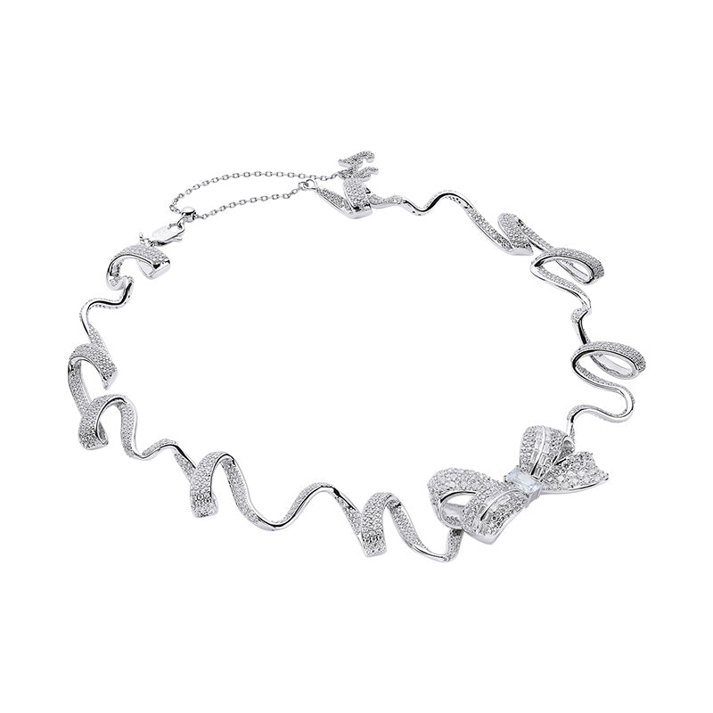 Aria Bow Bracelet And Necklace Set