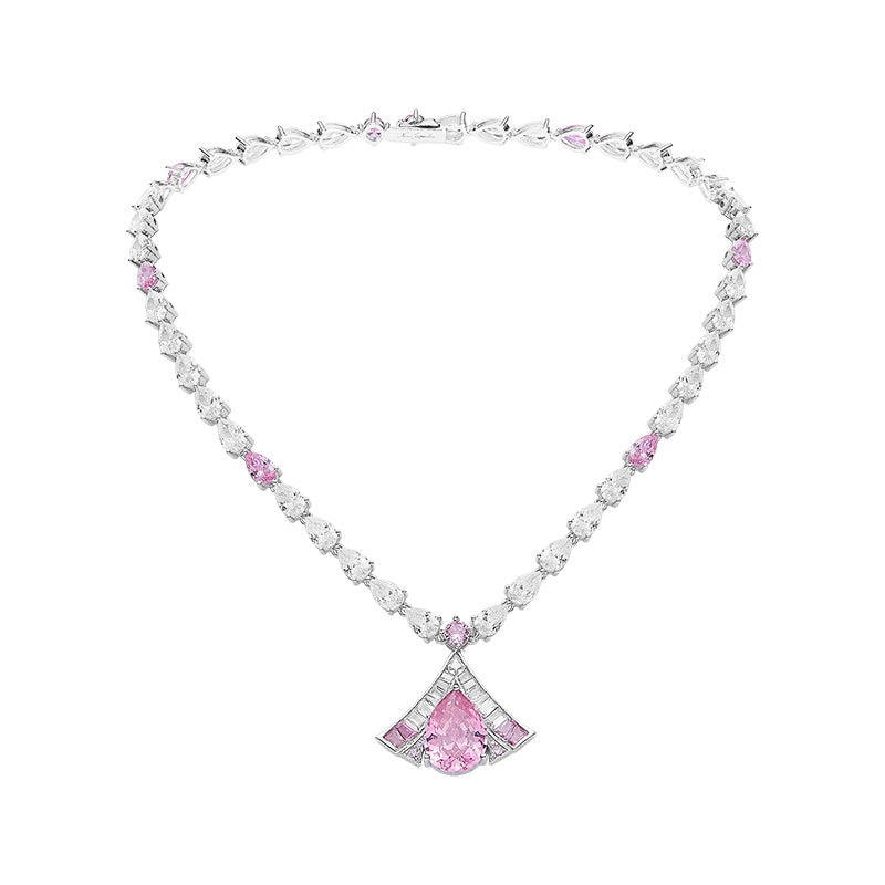 Louvre Zircon Ring	And Necklace Set