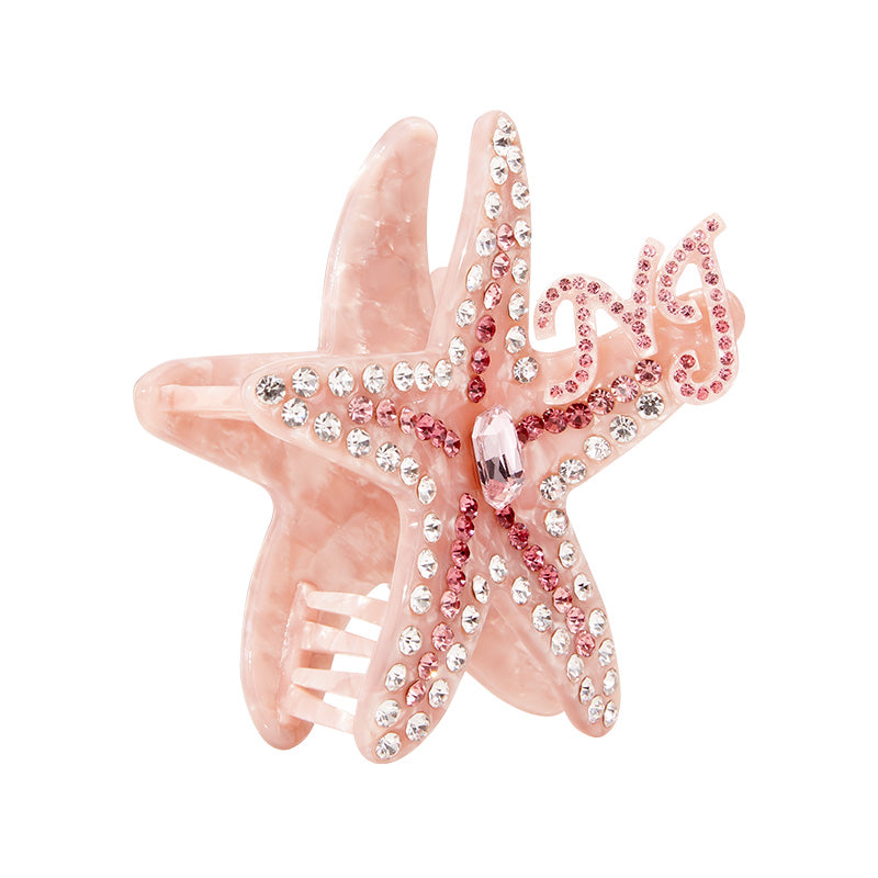 Emily starfish hair clip accessory
