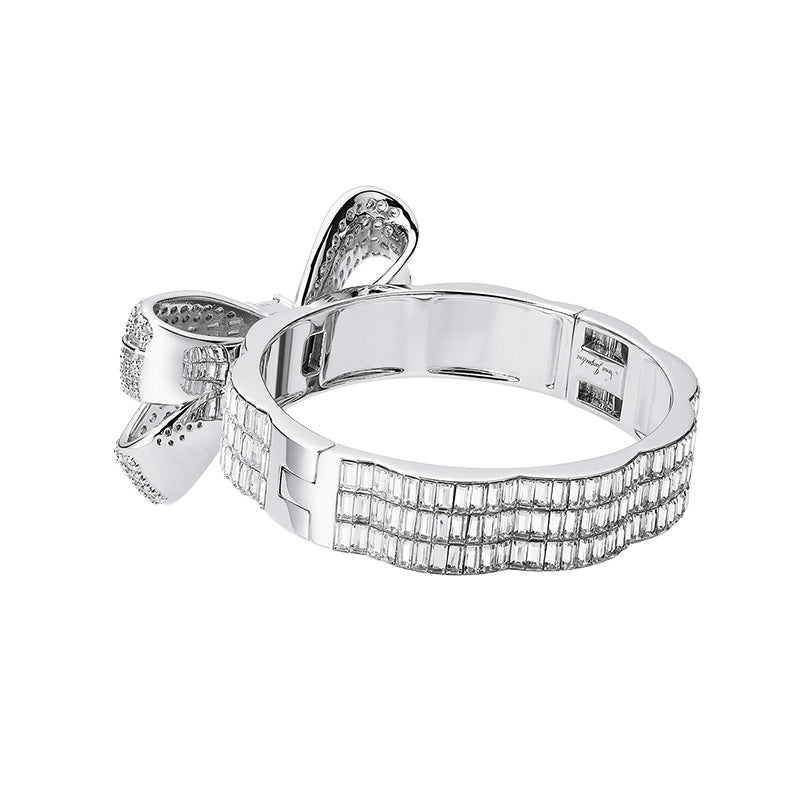 Aria Three-dimensional heavy industry bow bracelet