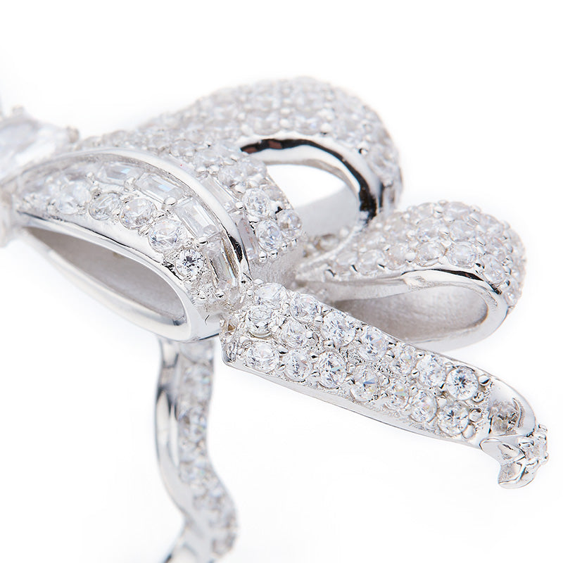 Aria Three-Dimensional Bow Bracelet And Ring Set