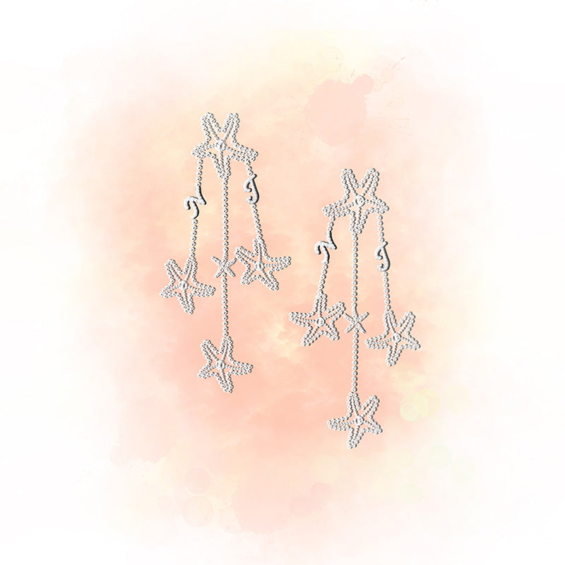 Starfish Tassel Earrings