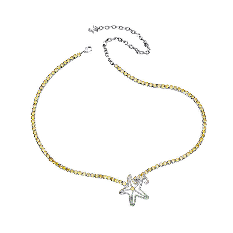 Sparkle Mini Starfish Earrings and Waist Chain