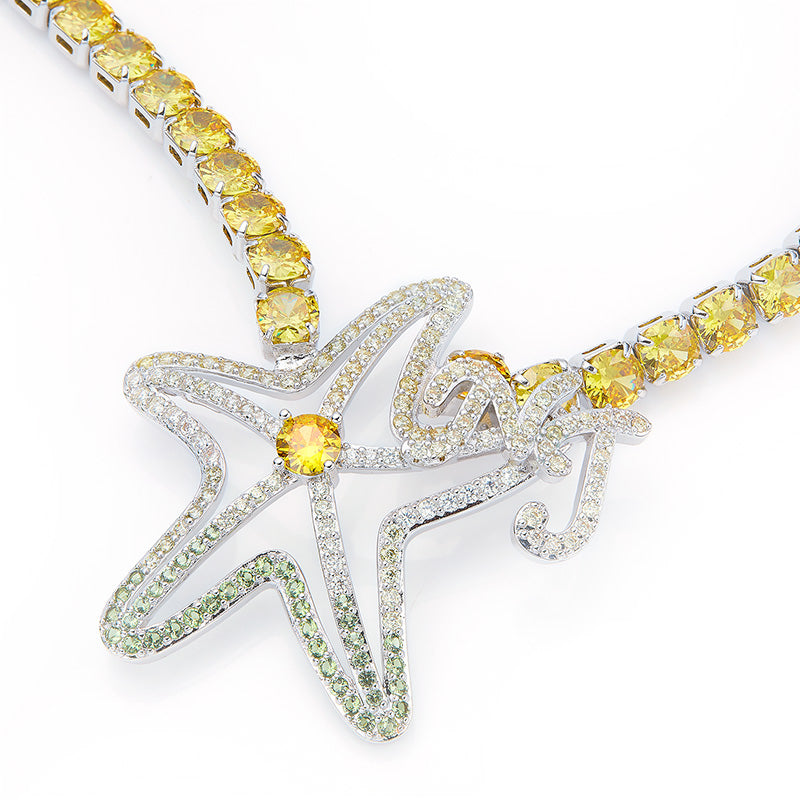 Golden Color Starfish Waist Chain and NJ Logo Waist Chain